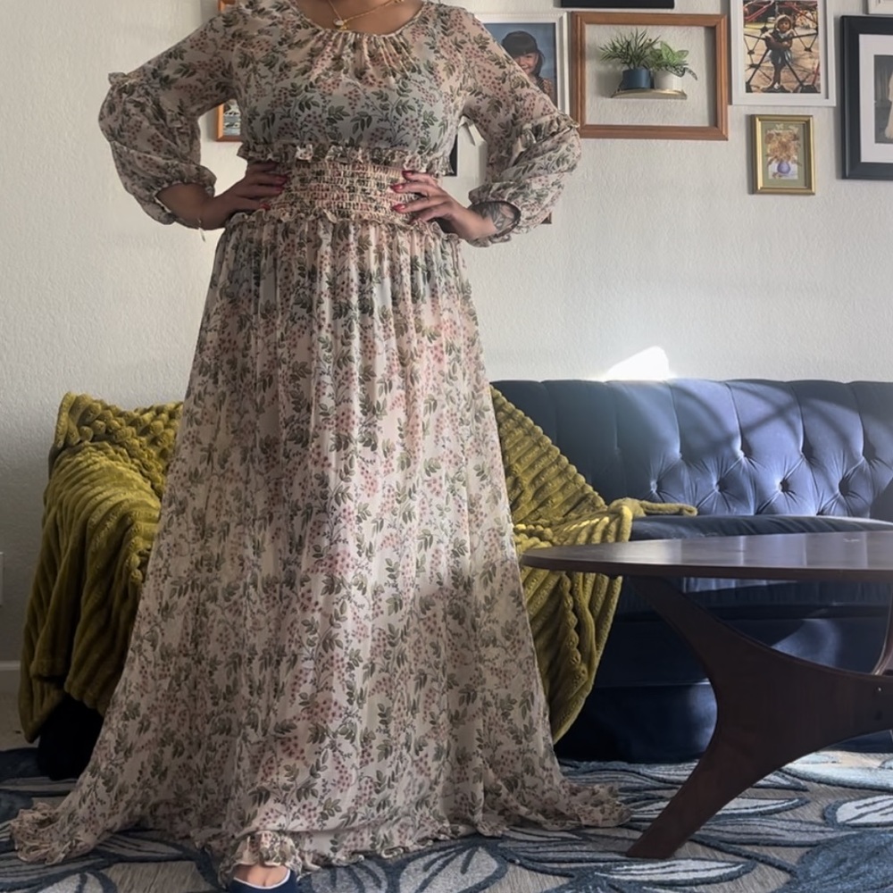 Beautiful See-through Dress - Picture 2 of 3